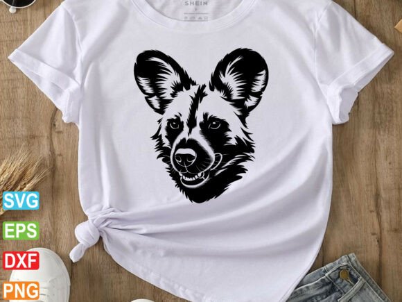 African Wild Dog Svg: A Designer's Take on Wildlife Embroidery