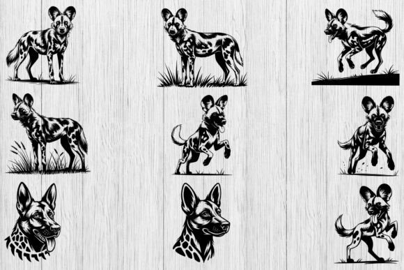 African Wild Dog Svg Bundle: A Designer's Review for Embroidery