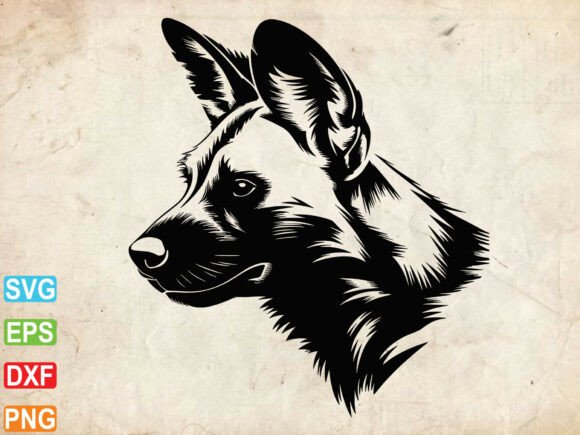 African Wild Dog SVG Review for Embroidery