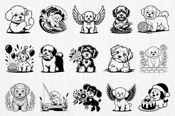 Bichon Frise Dog Svg Bundle Review