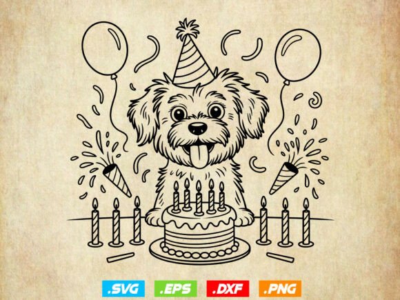 Birthday Dog SVG: A Designer’s Review for Embroidery Projects