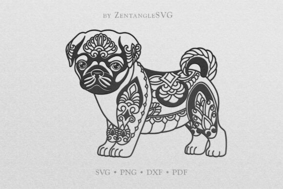 Cute Pug Dog SVG, Mandala Dog Breed SVG: A Designer's Review