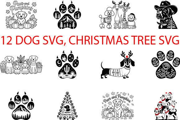 Dog Svg, Christmas Tree Svg Bundle: A Designer’s Review