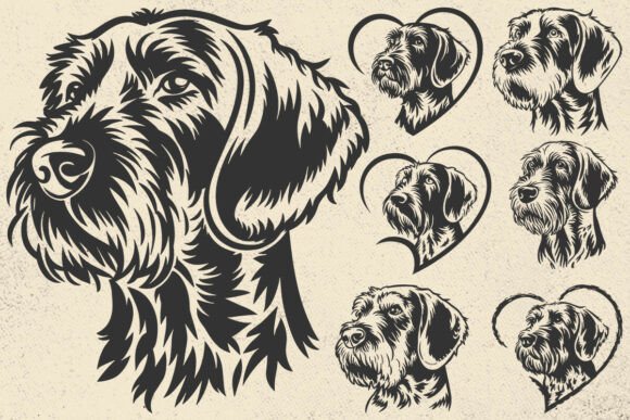 German Shorthaired Pointer Svg, Dog Svg