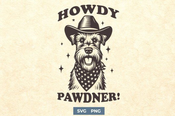 Howdy Pawdner Dog SVG Western Country