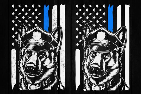 K9 Police Dog Svg, Dog Head Svg