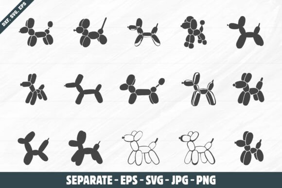 Review: Balloon Dog Svg, Balloon Dog Silhouettes