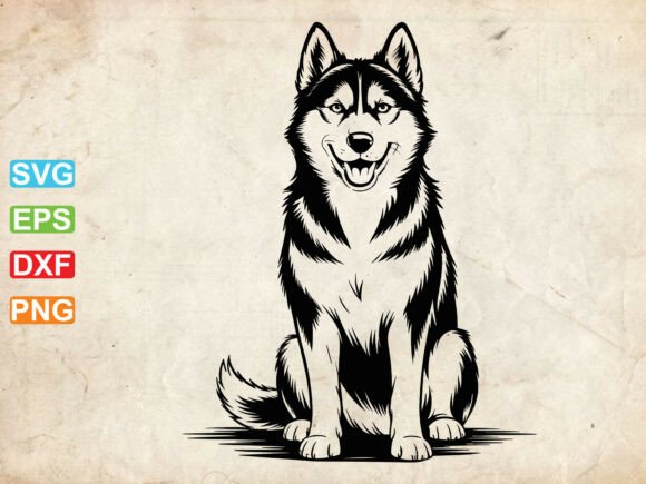 Siberian Husky Dog SVG: Embroidery Project Review