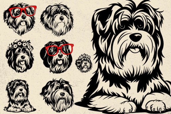 Tibetan Terrier Svg, Dog Svg Files